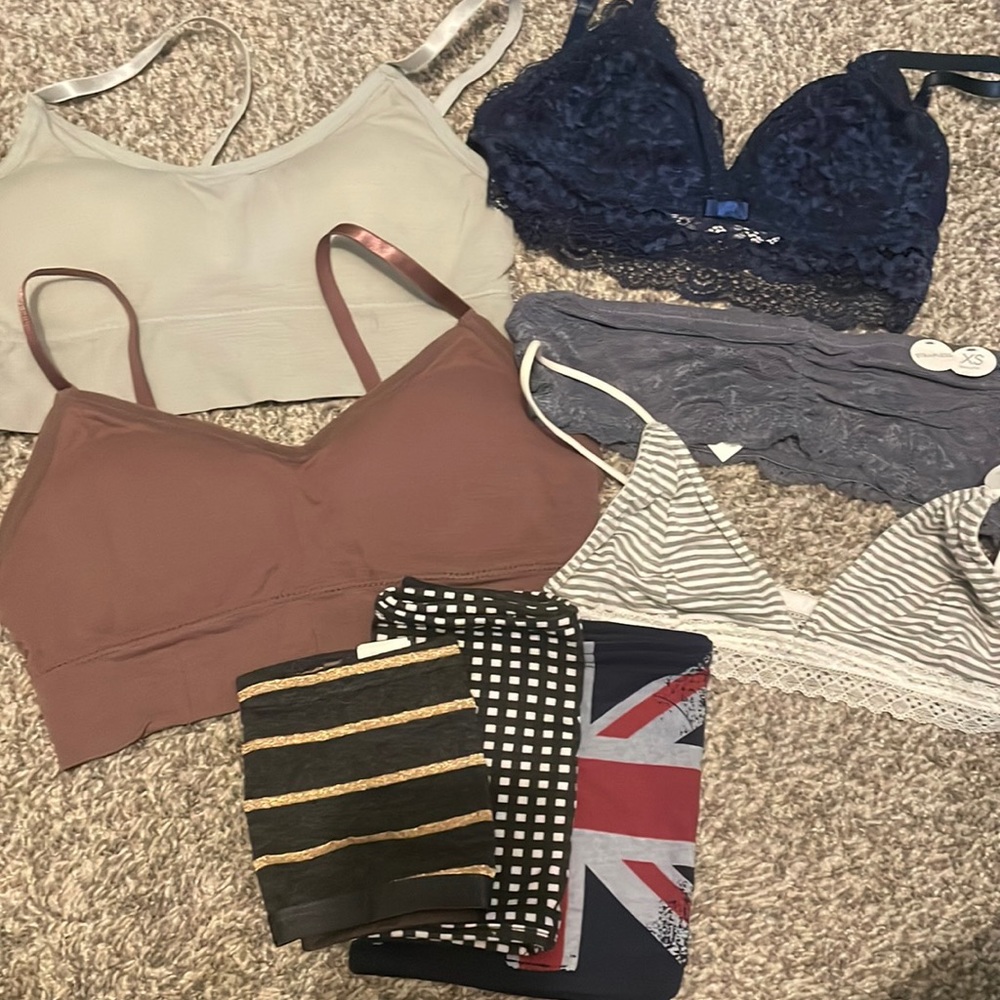 8piece Bralette & tube set